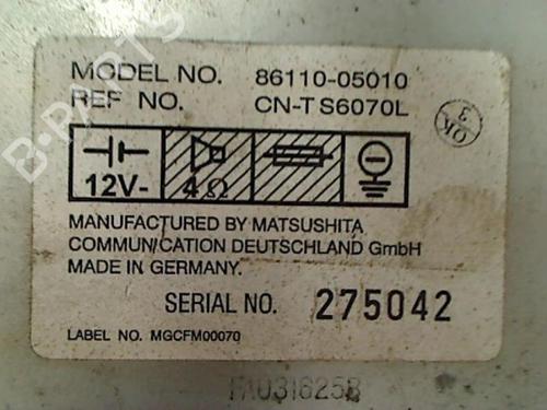 Radio TOYOTA AVENSIS (_T22_) 2.0 D-4D (CDT220_, CDT220R) | BP20458375E6 
