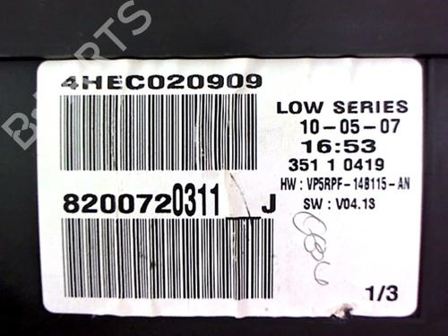 Instrument cluster RENAULT MEGANE II (BM0/1_, CM0/1_) 2.0 dCi (BM1K, CM1K) | BP20465727C47 