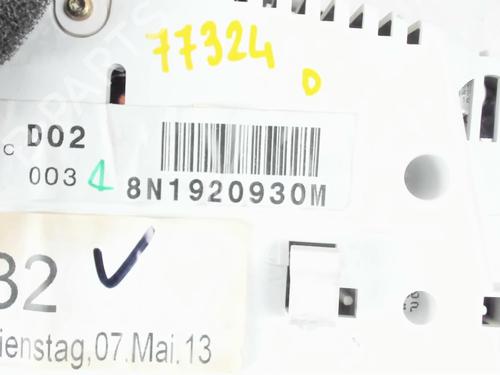 Instrument cluster AUDI TT Roadster (8N9) 1.8 T | BP29491141C47 