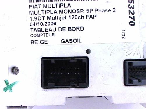 Instrument cluster FIAT MULTIPLA (186_) 1.9 JTD (186AXE1A) | BP20479046C47 