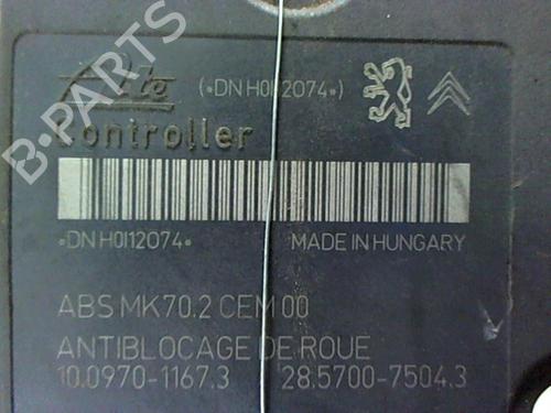 Used ABS pump ABS pump CITROËN C3 II (SC_) 1.4 HDi 70 (SC8HZC, SC8HR0, SC8HP4) (68 hp) 20399671 20399671