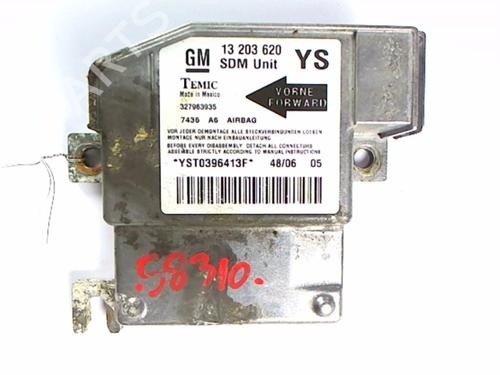 Kollisjonspute styreenhet OPEL MERIVA A MPV (X03) 1.7 CDTI (E75) (125 hp) 20467103