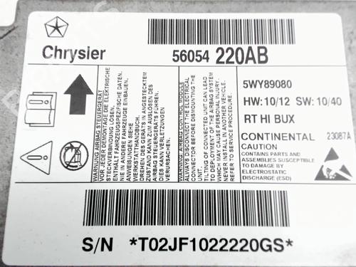 Used ECU airbags ECU airbags LANCIA VOYAGER MPV (404_) 2.8 CRD (RT, 53) (177 hp) 31871597 31871597