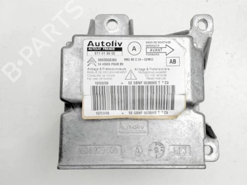 Kollisjonspute styreenhet CITROËN BERLINGO Box Body/MPV (B9) 1.6 HDi 90 16V (90 hp) 25009056
