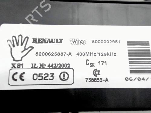 Card reader RENAULT ESPACE IV (JK0/1_) 2.0 dCi (JK01, JK02, JK1J, JK1K, JK1H) | BP29625233E4 