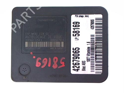 ABS pump PEUGEOT 1007 (KM_) 1.4 HDi | BP20444048M43 