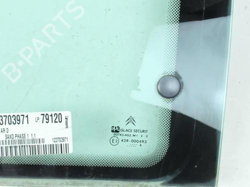 Used Rear right door window Rear right door window CITROËN SAXO (S0, S1) 1.1 X, SX (60 hp) 34407437 34407437