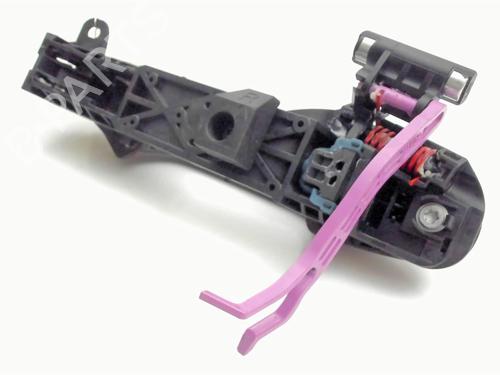 Rear right exterior door handle TOYOTA RAV 4 IV (_A4_) 2.2 D 4WD (ALA49) | BP20406182C130 