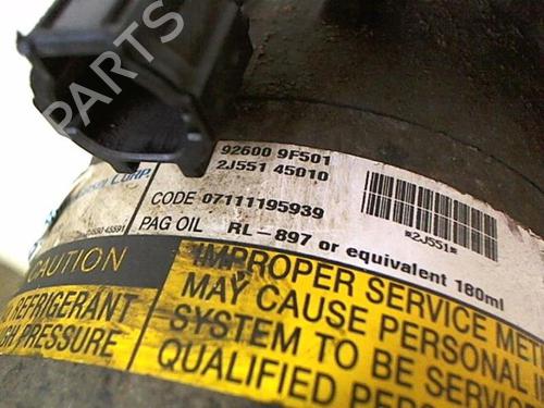 AC compressor NISSAN ALMERA TINO (V10) 1.8 | BP20456499M34