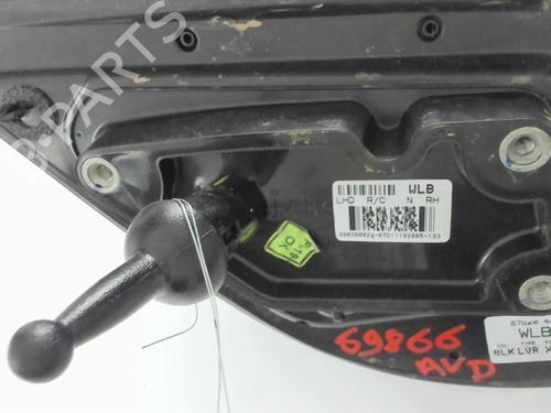 Used Right mirror HYUNDAI i20 I (PB, PBT) 1.2 (78 hp) 20447054