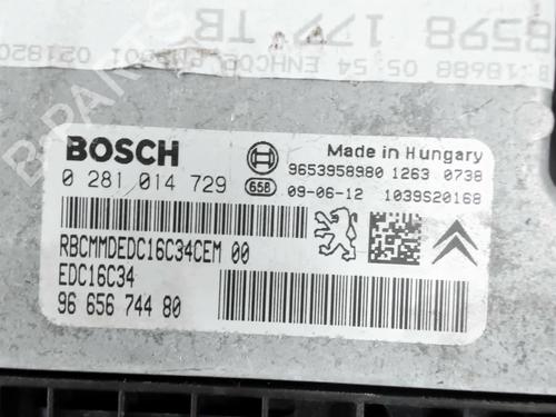 Engine control unit (ECU) PEUGEOT 3008 I MPV (0U_) 1.6 HDi | BP29043377M57 - Image 4