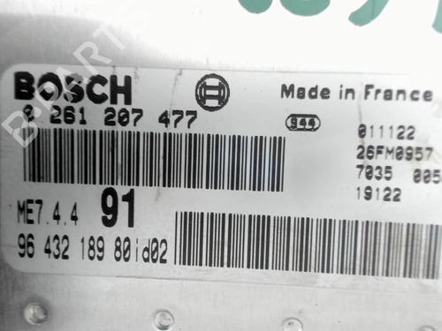 Engine control unit (ECU) PEUGEOT 206 CC (2D) 1.6 16V (2DNFUF, 2DNFUR) | BP29374933M57 - Image 5