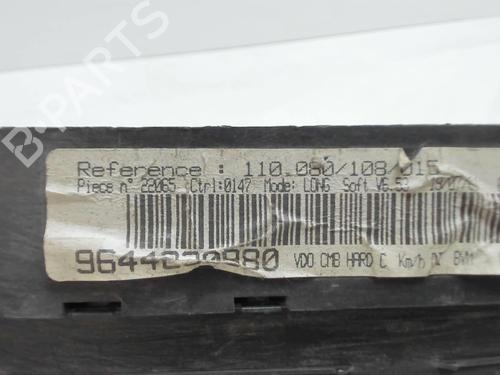 Used Instrument cluster Instrument cluster PEUGEOT 406 (8B) 2.0 HDI 90 (90 hp) 20454556 20454556