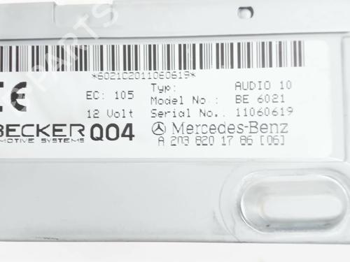 Radio MERCEDES-BENZ C-CLASS (W203) C 200 CDI (203.004) | BP26273919E6 