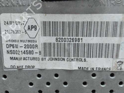 Radio RENAULT LAGUNA II (BG0/1_) 2.0 dCi (BG1T) | BP20413750E6 