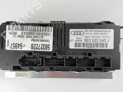 Commande Chauffage AUDI A4 B6 Avant (8E5) 1.9 TDI | BP20442725I5 