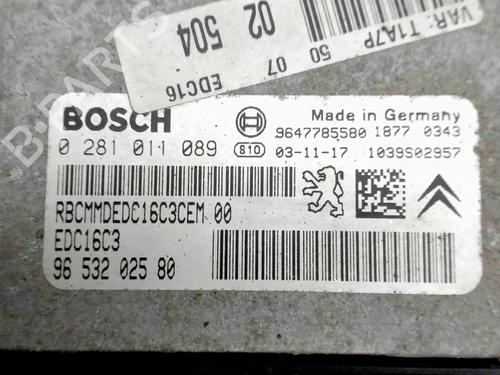 Used Engine control unit (ECU) Engine control unit (ECU) PEUGEOT 206 Hatchback (2A/C) 1.4 HDi eco 70 (68 hp) 33131424 33131424