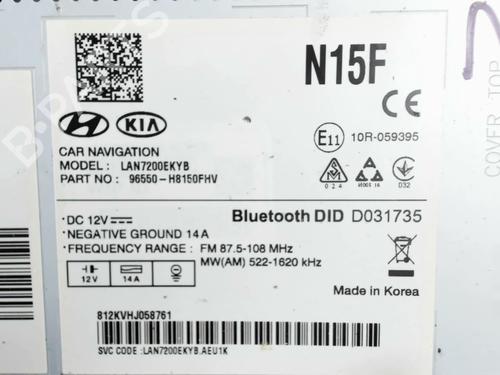 Radio KIA STONIC (YB) 1.0 T-GDi | BP30547612E6