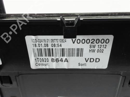 Kombiinstrument VW TOURAN (1T1, 1T2) 1.9 TDI | BP21184812C47 