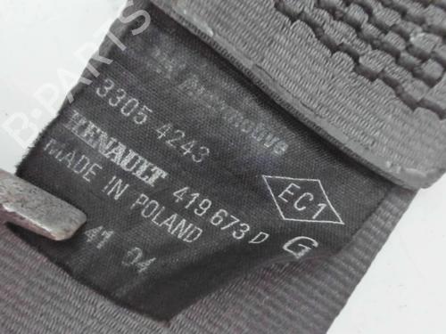 Used Rear left seatbelt Rear left seatbelt RENAULT MODUS / GRAND MODUS (F/JP0_) 1.5 dCi (FP0D, JP0D) (82 hp) 21237836 21237836