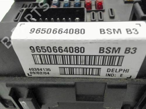 Fuse box PEUGEOT 206 Hatchback (2A/C) 1.4 HDi eco 70 | BP24596566E1 