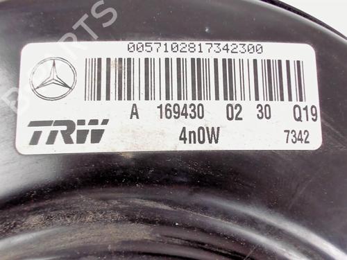 Used Servo brake Servo brake MERCEDES-BENZ A-CLASS (W169) A 180 CDI (169.007, 169.307) (109 hp) 20443193 20443193
