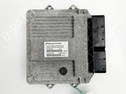 Used Engine control unit (ECU) FIAT DOBLO Box Body/MPV (223_) 1.3 D Multijet (75 hp) 25444948