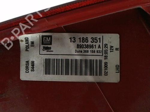 Right taillight OPEL CORSA D (S07) 1.3 CDTI (L08, L68) | BP20448837C35 