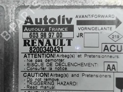 Used ECU airbags RENAULT SCÉNIC II (JM0/1_) 1.5 dCi (JM02, JM13) (101 hp) 20422191