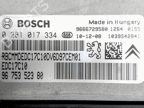 Engine control unit (ECU) PEUGEOT PARTNER Tepee 1.6 HDi | BP29514020M57 