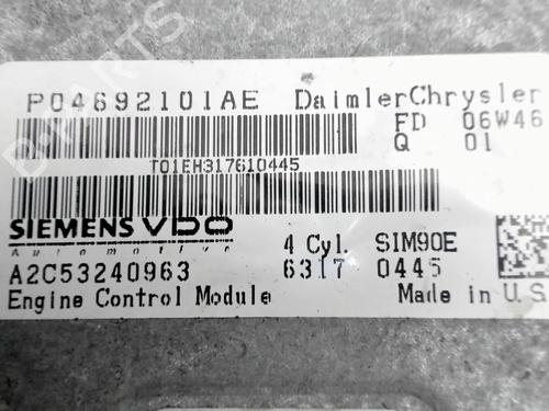 Engine control unit (ECU) CHRYSLER SEBRING (JS) 2.0 VVT | BP25652330M57 - Image 7