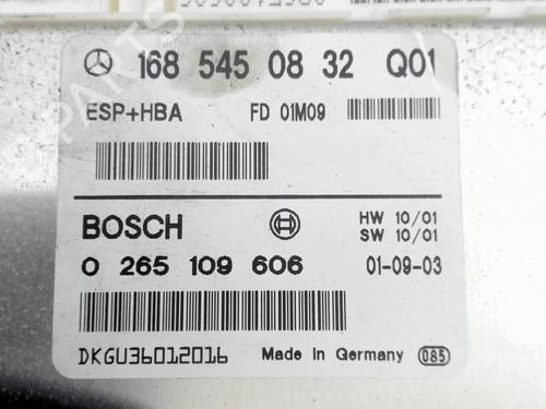 Engine control unit (ECU) MERCEDES-BENZ A-CLASS (W168) A 160 (168.033, 168.133) | BP30912909M57