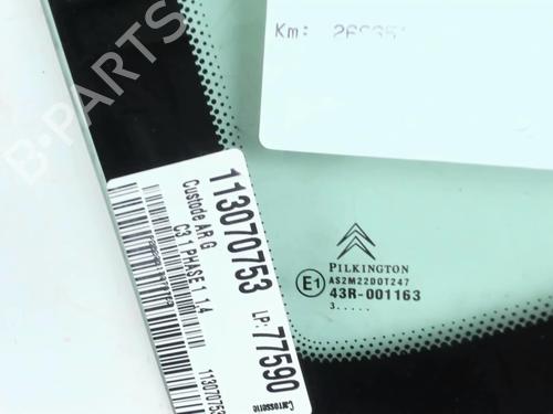 Rear left quarter glass CITROËN C3 I (FC_, FN_) 1.4 HDi | BP29844127C93