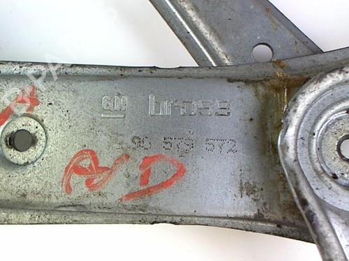 Front right window mechanism OPEL ZAFIRA A MPV (T98) 2.0 DI 16V (F75) | BP20414033C23 