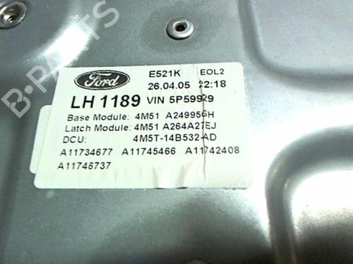 Rear left window mechanism FORD FOCUS II Turnier (DA_, FFS, DS) 1.6 TDCi | BP20452903C24 