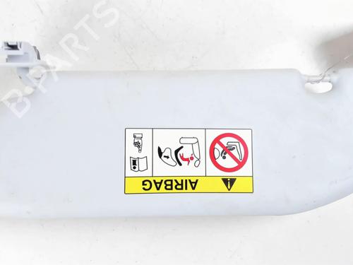 Used Right sun visor Right sun visor PEUGEOT 208 I (CA_, CC_) 1.6 HDi / BlueHDi 75 (75 hp) 20393087 20393087