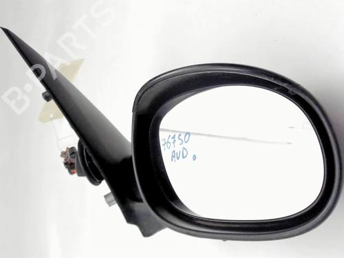 Right mirror PEUGEOT 206 CC (2D) 1.6 16V (2DNFUF, 2DNFUR) | BP27366250C27 