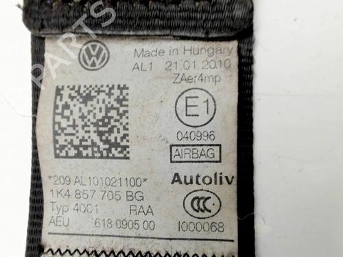 Used Front left seatbelt Front left seatbelt VW GOLF VI (5K1) [2008-2014] 36173223 36173223