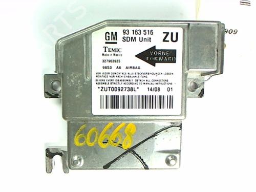 Airbag styreenhed OPEL TIGRA TwinTop (X04) 1.3 CDTI (R97) (69 hp) 21234597