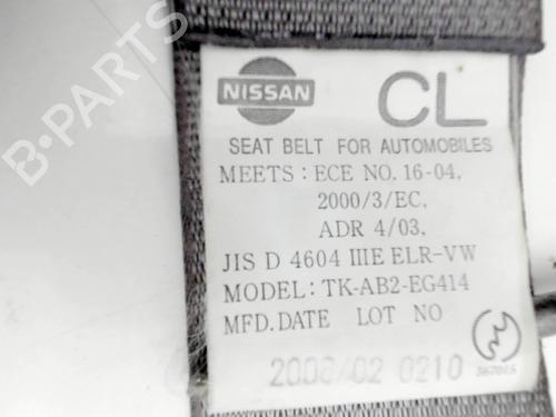 Used Front left seatbelt Front left seatbelt NISSAN X-TRAIL I (T30) 2.2 dCi 4x4 (136 hp) 28811102 28811102