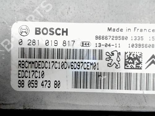 Engine control unit (ECU) PEUGEOT PARTNER Platform/Chassis | BP37458765M57 - Image 3