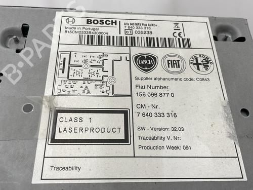 Radio ALFA ROMEO GIULIETTA (940_) 1.6 JTDM (940FXD1A) | BP27366338E6 