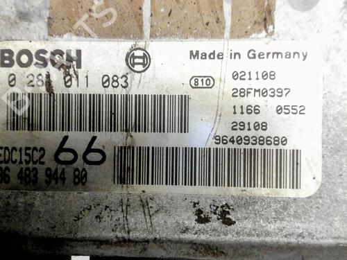 Engine control unit (ECU) PEUGEOT 206 SW (2E/K) 2.0 HDi | BP27163794M57 