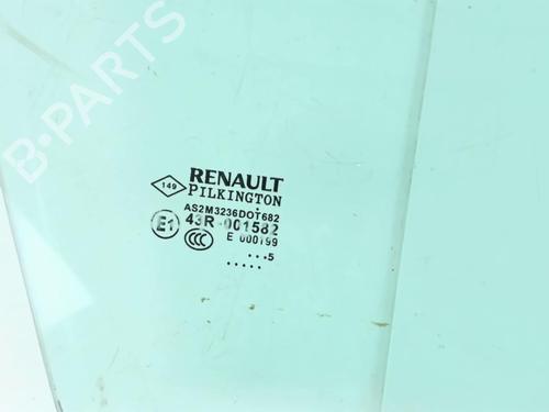 Front right door window RENAULT CAPTUR I (J5_, H5_) 1.5 dCi 90 (J5N4, J5M5, J5MW, J5M6, J5AL, J5AJ) | BP29638759C19 