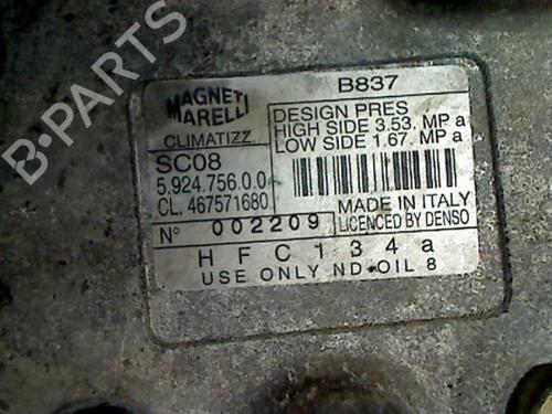AC compressor FIAT PUNTO (188_) 1.2 16V 80 (188.233, .235, .253, .255, .333, .353, .639,... | BP20472388M34 