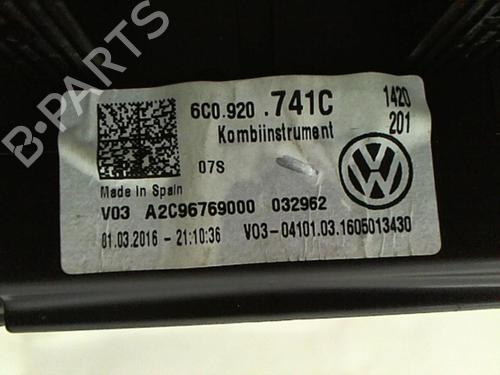 Used Instrument cluster VW POLO V (6R1, 6C1) 1.4 TDI (90 hp) 20402724