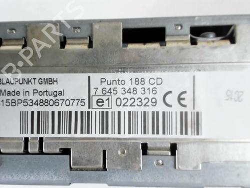 Radio FIAT PUNTO (188_) 1.2 60 (188.030, .050, .130, .150, .230, .250) | BP30329349E6 