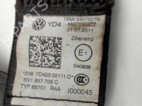 Used Front left seatbelt Front left seatbelt VW TIGUAN (5N_) 2.0 TDI (140 hp) 36757450 36757450