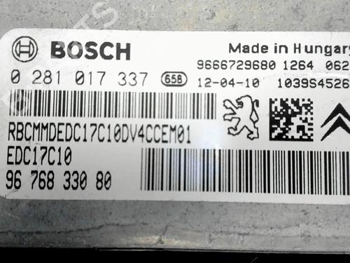 Engine control unit (ECU) CITROËN C3 II (SC_) 1.4 HDi 70 (SC8HZC, SC8HR0, SC8HP4) | BP29375115M57 - Image 4