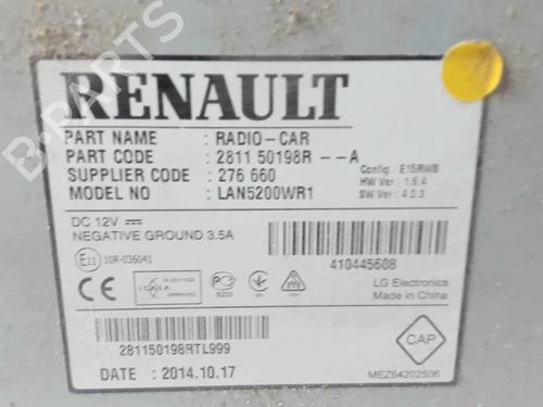 Used Radio Radio RENAULT TRAFIC III Van (FG_) 1.6 dCi 120 (FGMB, FGMC) (120 hp) 35969492 35969492